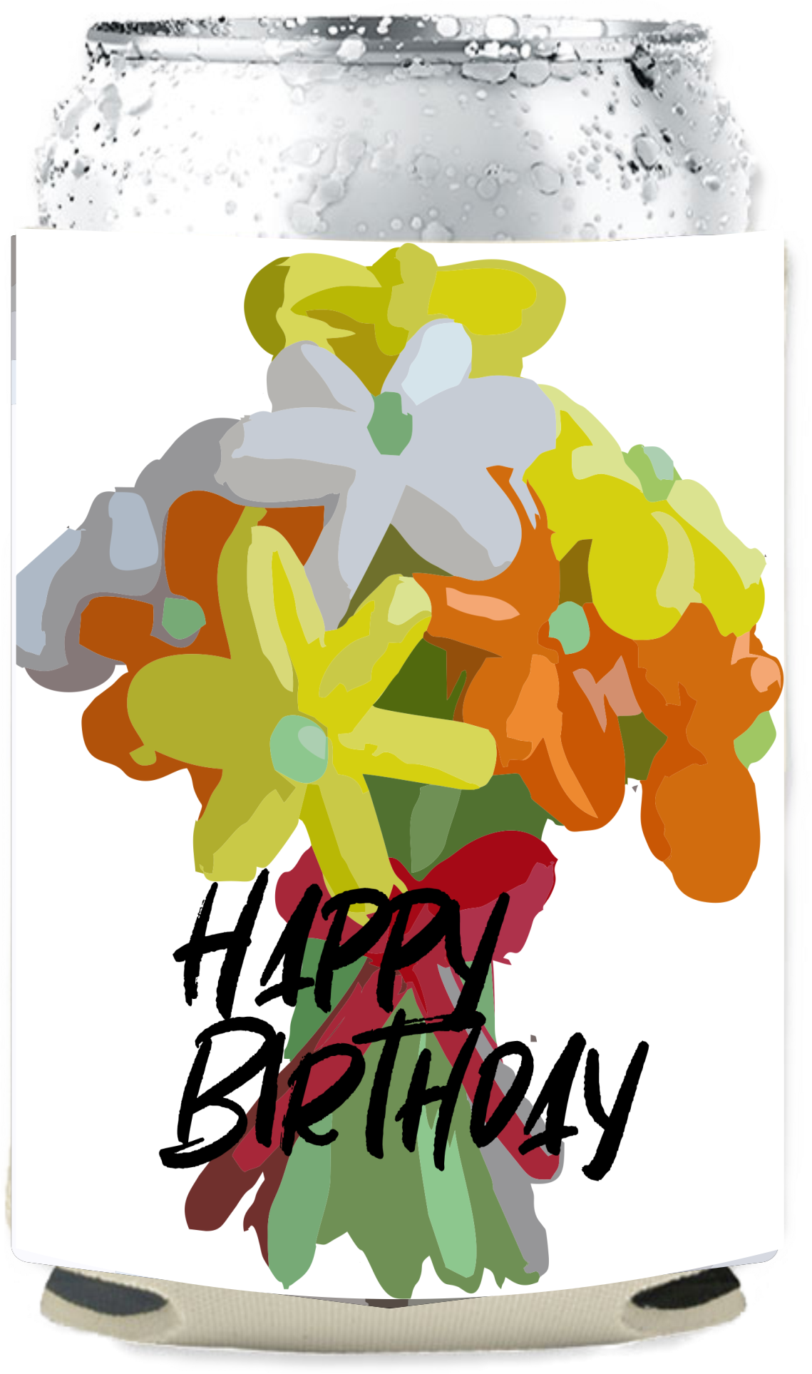 Balloon Flower Bouquet - Happy Birthday