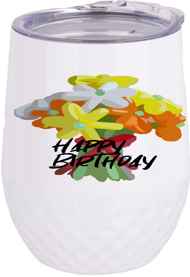 Balloon Flower Bouquet - Happy Birthday