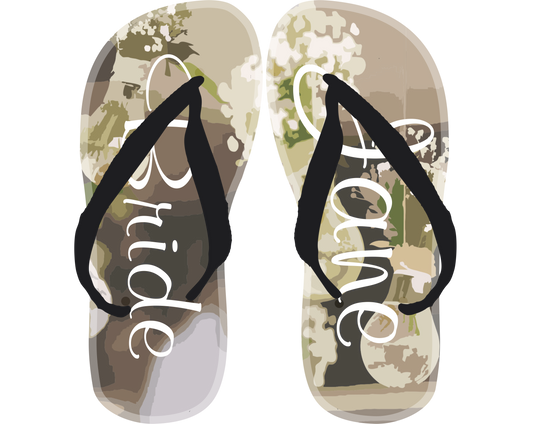 Bridal Theme Flip-Flops - Customizable